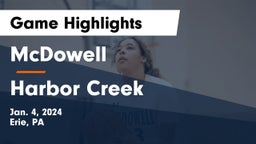 McDowell  vs Harbor Creek  Game Highlights - Jan. 4, 2024