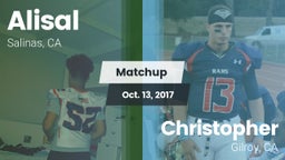 Matchup: Alisal vs. Christopher  2017