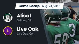 Recap: Alisal  vs. Live Oak  2018