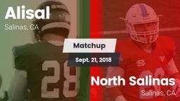 Matchup: Alisal vs. North Salinas  2018