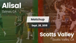 Matchup: Alisal vs. Scotts Valley  2018