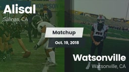 Matchup: Alisal vs. Watsonville  2018