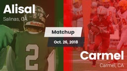 Matchup: Alisal vs. Carmel  2018