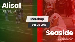 Matchup: Alisal vs. Seaside  2019