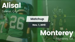 Matchup: Alisal vs. Monterey  2019