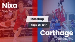 Matchup: Nixa  vs. Carthage  2017