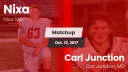 Matchup: Nixa  vs. Carl Junction  2017
