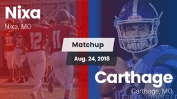 Matchup: Nixa  vs. Carthage  2018