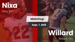 Matchup: Nixa  vs. Willard  2018