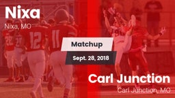 Matchup: Nixa  vs. Carl Junction  2018