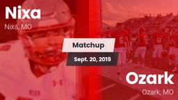 Matchup: Nixa  vs. Ozark  2019
