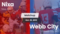 Matchup: Nixa  vs. Webb City  2019