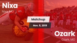 Matchup: Nixa  vs. Ozark  2019