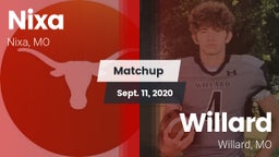 Matchup: Nixa  vs. Willard  2020