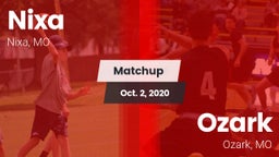 Matchup: Nixa  vs. Ozark  2020