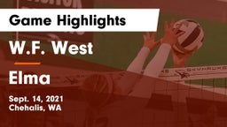 W.F. West  vs Elma  Game Highlights - Sept. 14, 2021