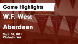 W.F. West  vs Aberdeen  Game Highlights - Sept. 30, 2021