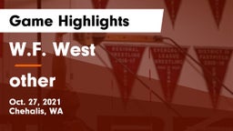 W.F. West  vs other Game Highlights - Oct. 27, 2021