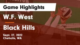 W.F. West  vs Black Hills  Game Highlights - Sept. 27, 2022