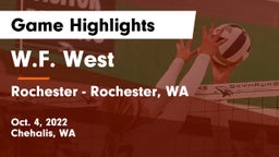 W.F. West  vs Rochester  - Rochester, WA Game Highlights - Oct. 4, 2022