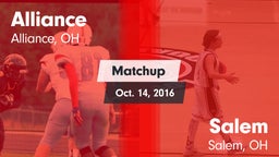 Matchup: Alliance vs. Salem  2016