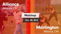 Matchup: Alliance vs. Marlington  2016