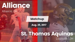 Matchup: Alliance vs. St. Thomas Aquinas  2017