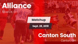 Matchup: Alliance vs. Canton South  2018
