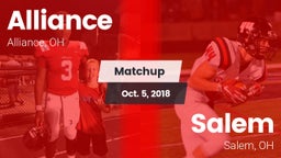 Matchup: Alliance vs. Salem  2018