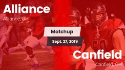 Matchup: Alliance vs. Canfield  2019