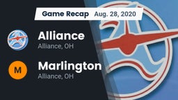 Recap: Alliance  vs. Marlington  2020