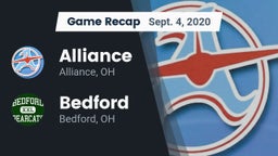 Recap: Alliance  vs. Bedford  2020