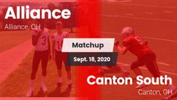 Matchup: Alliance vs. Canton South  2020