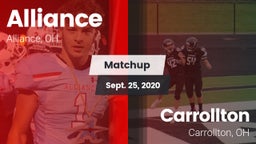 Matchup: Alliance vs. Carrollton  2020