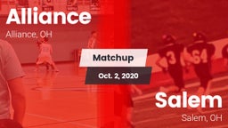 Matchup: Alliance vs. Salem  2020
