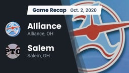 Recap: Alliance  vs. Salem  2020
