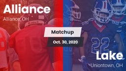 Matchup: Alliance vs. Lake  2020