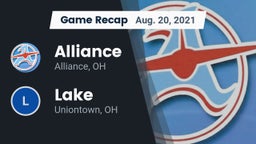Recap: Alliance  vs. Lake  2021