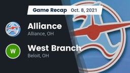 Recap: Alliance  vs. West Branch  2021