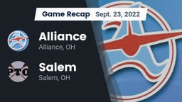 Recap: Alliance  vs. Salem  2022
