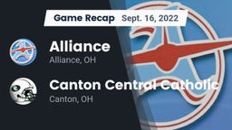 Recap: Alliance  vs. Canton Central Catholic  2022
