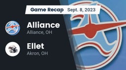 Recap: Alliance  vs. Ellet  2023