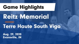 Reitz Memorial  vs Terre Haute South Vigo  Game Highlights - Aug. 29, 2020