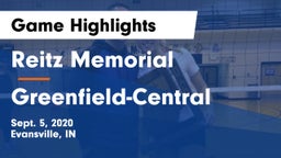 Reitz Memorial  vs Greenfield-Central  Game Highlights - Sept. 5, 2020