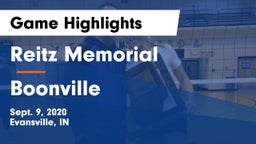 Reitz Memorial  vs Boonville  Game Highlights - Sept. 9, 2020