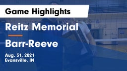 Reitz Memorial  vs Barr-Reeve  Game Highlights - Aug. 31, 2021
