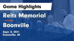 Reitz Memorial  vs Boonville  Game Highlights - Sept. 8, 2021