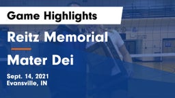 Reitz Memorial  vs Mater Dei  Game Highlights - Sept. 14, 2021