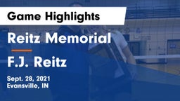 Reitz Memorial  vs F.J. Reitz  Game Highlights - Sept. 28, 2021