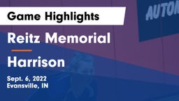 Reitz Memorial  vs Harrison  Game Highlights - Sept. 6, 2022